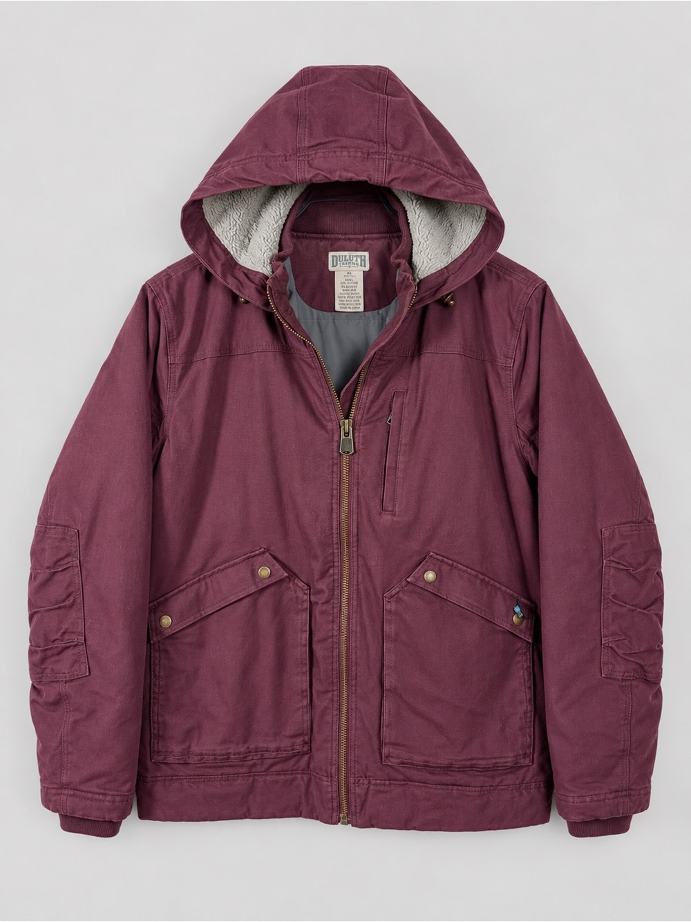 Duluth Womens Canvas Work Jacket Coat XL Utility Outdoors Insulated Heavyweight